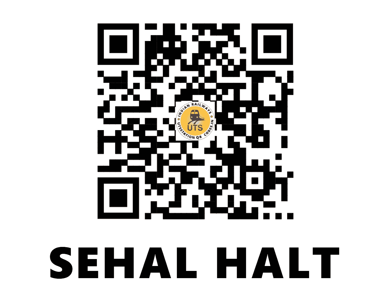 UTS QR Code for SEHAL HALT - SEW (NE - UTTAR PRADESH)